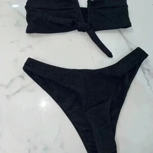 Zaful black bikini set